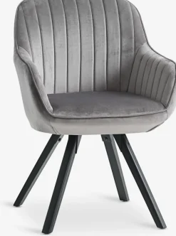 ONSEVIGFauteuil ONSEVIG velours gris/noir-JYSK Sale