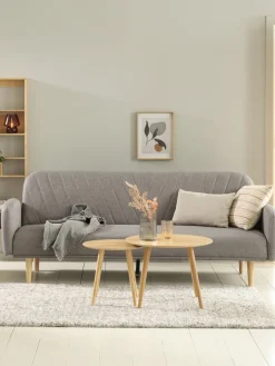 PARADISCanapé convertible PARADIS tissu /coloris chêne-JYSK Clearance