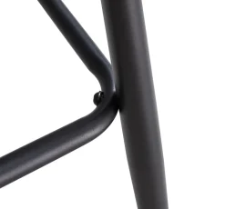 PEBRINGEChaise de bar PEBRINGE avec dossier tissu /noir-JYSK Sale