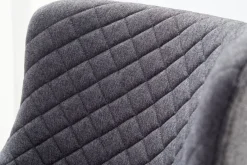 PEBRINGEChaise de bar PEBRINGE avec dossier tissu /noir-JYSK Online