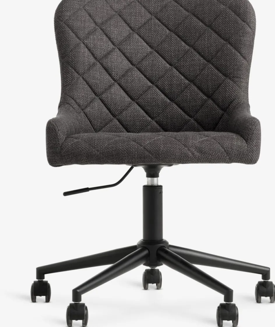 PEBRINGEChaise de bureau PEBRINGE tissu gris foncé/noir-JYSK Discount