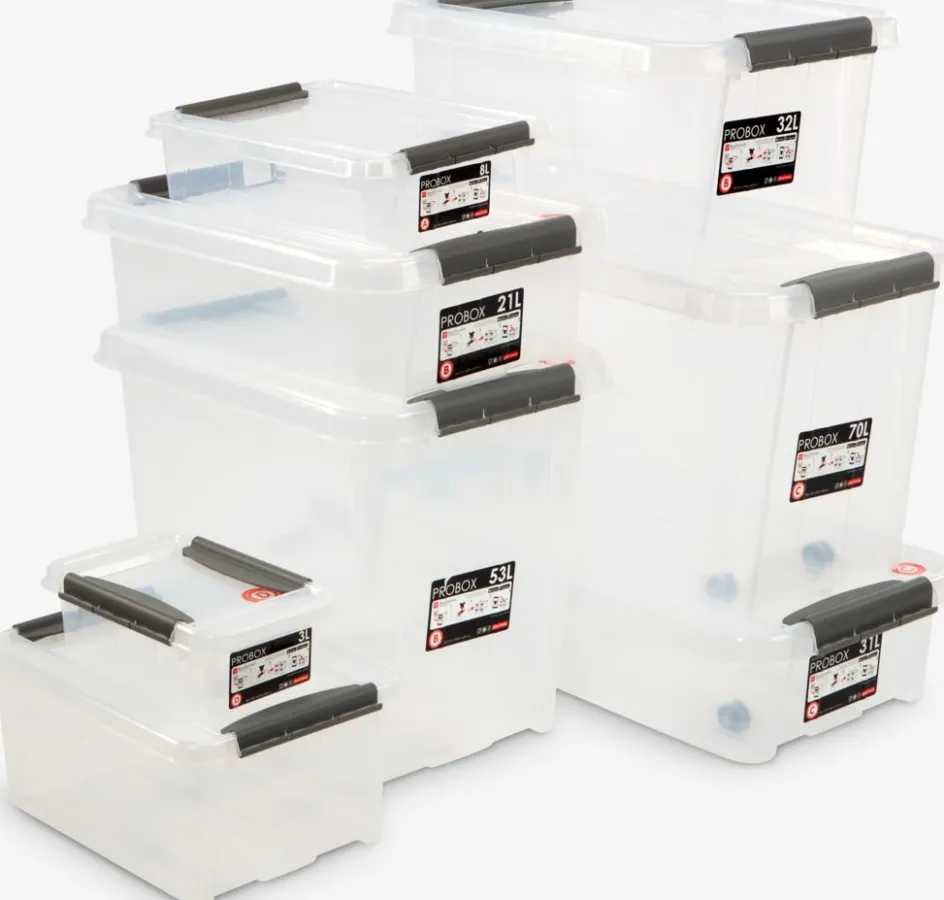 PROBOXBoîte de rangement PROBOX 3L a/couvercle transparent-JYSK New