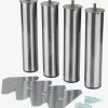 PYTTELVAPieds de lit Ø5xH23cm PYTTELVA acier 4pcs/pqt-JYSK Discount