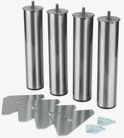 PYTTELVAPieds de lit Ø5xH23cm PYTTELVA acier 4pcs/pqt-JYSK Discount