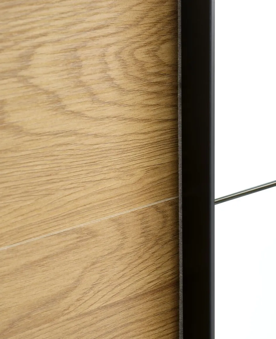 RABERGArmoire RABERG 150x200 a/miroir coloris chêne chaud-JYSK