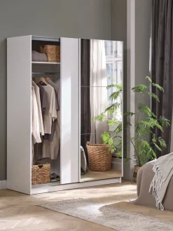 RABERGArmoire RABERG 150x200 a/miroir blanc-JYSK Online