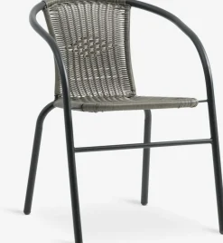 RADSTRUP + GRENAARADSTRUP Ø60 table noir + 2 GRENAA chaises gris-JYSK Discount