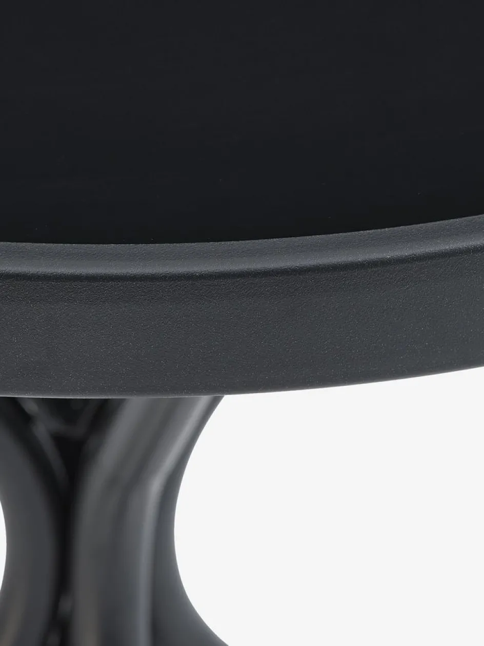 RADSTRUP + NABBENRADSTRUP Ø60 table + 2 NABBEN chaises noir-JYSK New