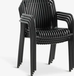 RADSTRUP + NABBENRADSTRUP Ø60 table + 2 NABBEN chaises noir-JYSK New