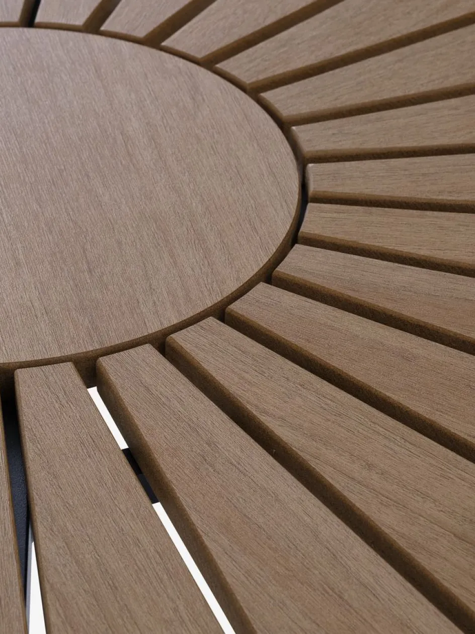 RANGSTRUP + BREDSTENRANGSTRUP Ø130 table naturel/noir + 4 BREDSTEN chaises noir-JUTLANDIA New