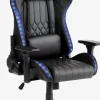 RANUMChaise gaming RANUM a/LED noir/noir-JYSK New