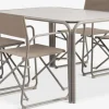 RAUMA + LIFJELLRAUMA L140 table + 4 LIFJELL chaises sable foncé-JYSK Online