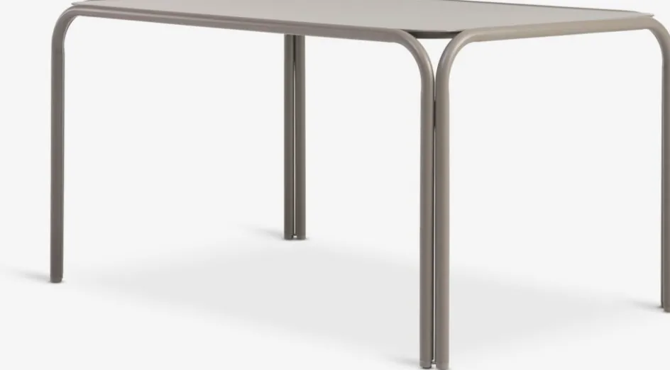 RAUMA + LIFJELLRAUMA L140 table + 4 LIFJELL chaises sable foncé-JYSK Online