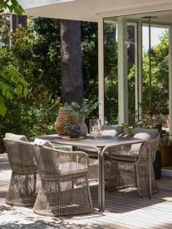 RAUMA + STORDALENRAUMA L140 table sable foncé + 4 STORDALEN chaises naturel-JYSK Discount