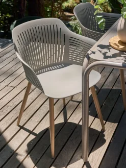 RAUMATable de jardin RAUMA l90xL140 sable foncé-JYSK Hot