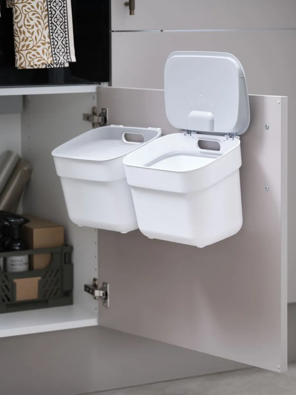 READY TO COLLECTPoubelle READY TO COLLECT 5L blanc-JYSK