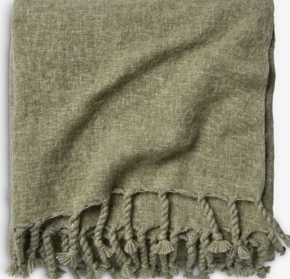 REINFANNPlaid en laine REINFANN 130x170 laine mix vert-JYSK Clearance