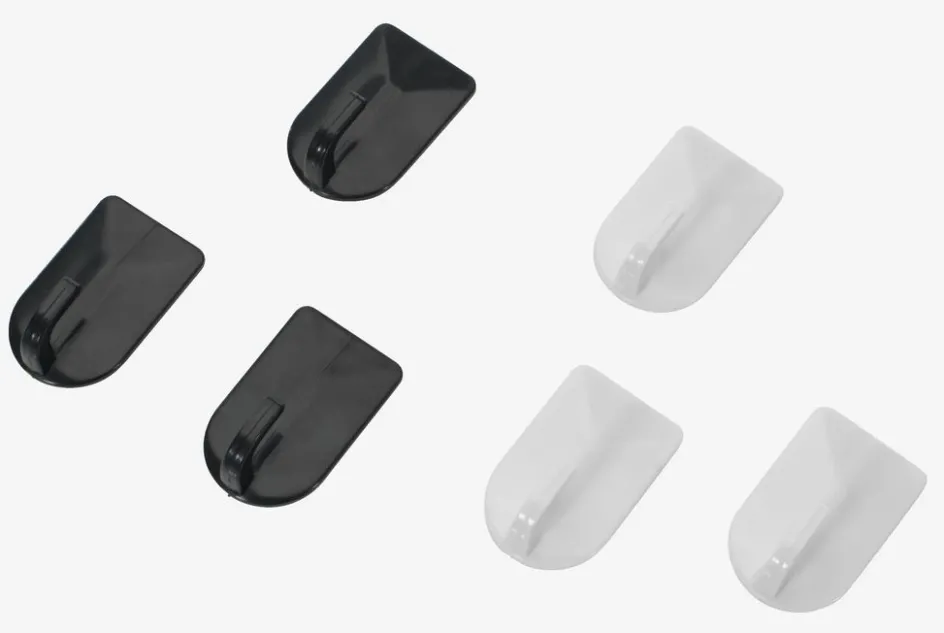 RIALACrochets RIALA plastique 3pcs/pqt ass.-JYSK New