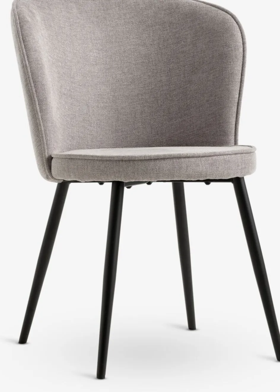 RISSKOVChaise RISSKOV tissu /noir-JYSK Sale