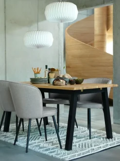 RISSKOVChaise RISSKOV tissu /noir-JYSK Sale