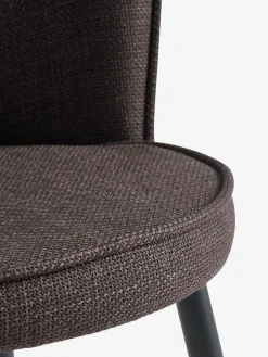 RISSKOVChaise RISSKOV tissu /noir-JYSK New