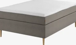 ROGGAGoldLit sommier tapissier 140x200cm ROGGA Gris-21 Moyen-DREAMZONE New