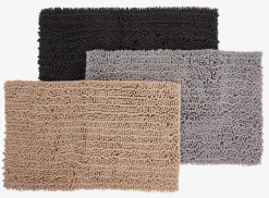 ROSVIKPlusTapis de bain ROSVIK 50x80cm chenille anthracite-JYSK Best