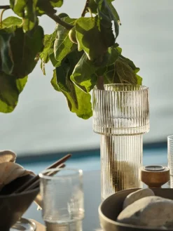 RUNEVase RUNE Ø12xH25cm transparent-JYSK