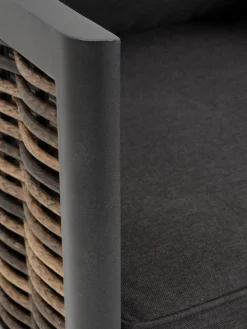 SALTENEnsemble lounge SALTEN 5 personnes à séchage rapide noir-JUTLANDIA New