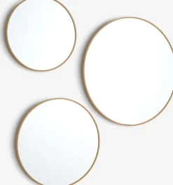 SANDAGERMiroir SANDAGER 3 pcs/pqt coloris chêne naturel-JYSK Clearance