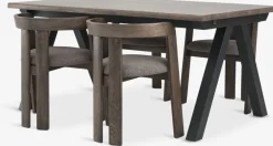 SANDBY + BOVRUPSANDBY L160 table chêne foncé + 4 BOVRUP chaises ch. f./brun-JYSK Hot