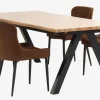SANDBYSANDBY L210 table chêne naturel + 4 PEBRINGE chaises brun/n.-JYSK Sale