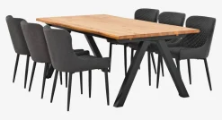 SANDBYTable SANDBY 100x210 chêne naturel/noir-Royal Oak Best