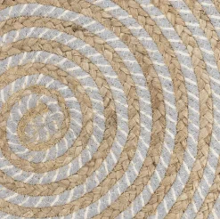 SANDELTRETapis SANDELTRE Ø120 naturel/gris-JYSK Discount