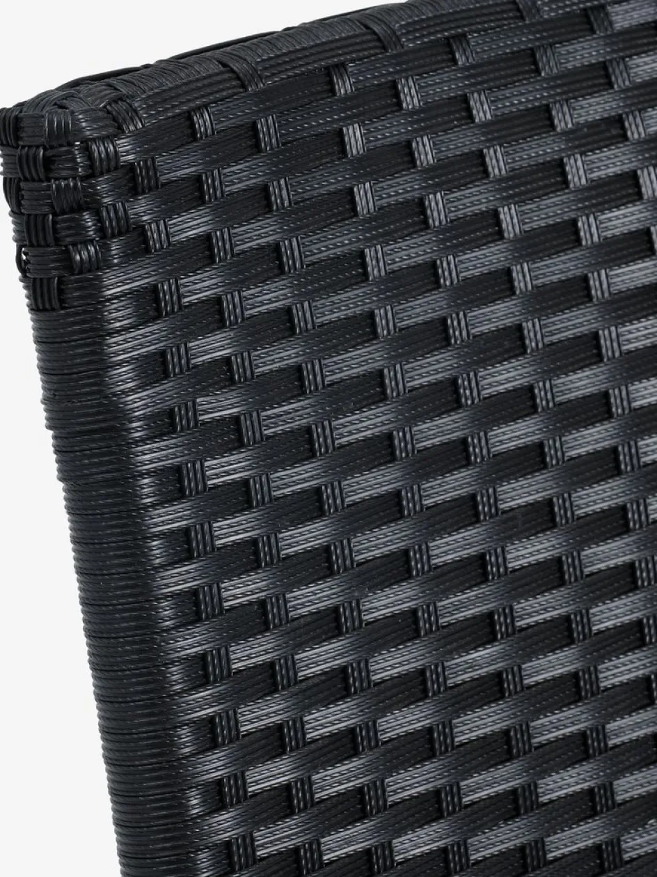 SANDVIKA + GUDHJEMSANDVIKA L65 table + 2 GUDHJEM chaises noir-JYSK Best