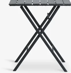 SANDVIKA + GUDHJEMSANDVIKA L65 table + 2 GUDHJEM chaises noir-JYSK Best