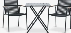 SANDVIKA + NABESANDVIKA L65 table + 2 NABE chaises-JYSK Outlet