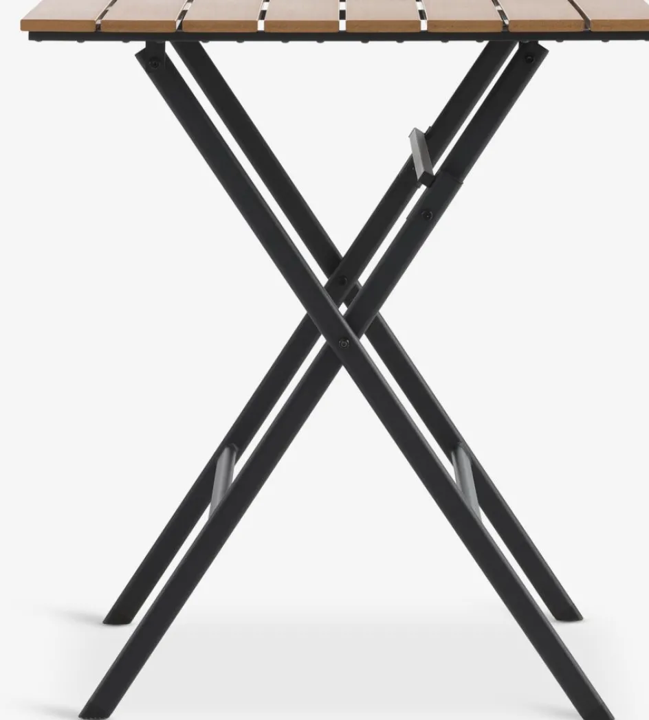 SANDVIKA + TAGMARKSANDVIKA L65 table l + 2 TAGMARK chaises noir-JYSK