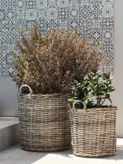 SANSEBIEPanier pour plantes SANSEBIE Ø50/40 kubu naturel 2pcs/lot-JYSK Best