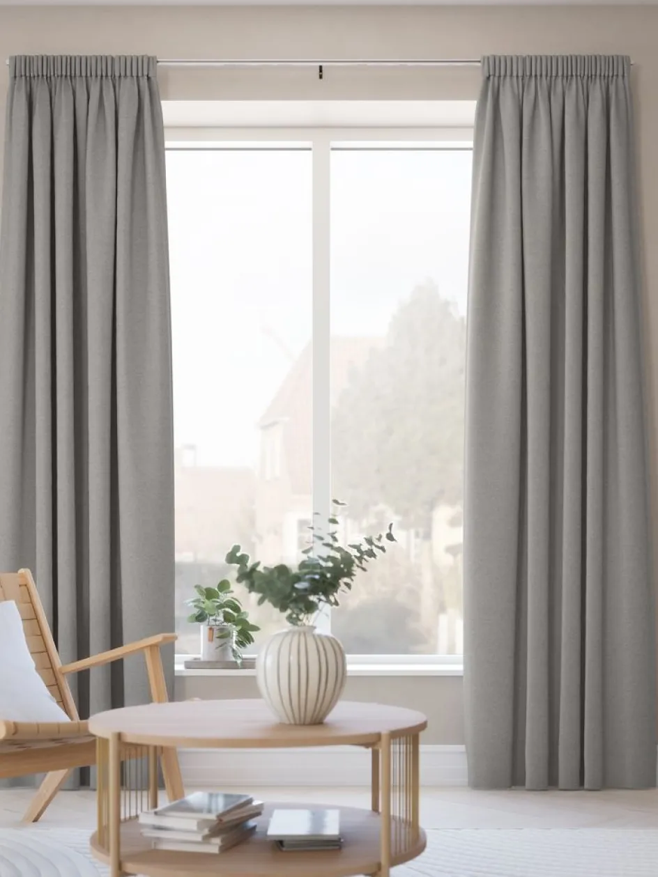 SAVALENRideau SAVALEN 1x140x245 chenille gris-JYSK