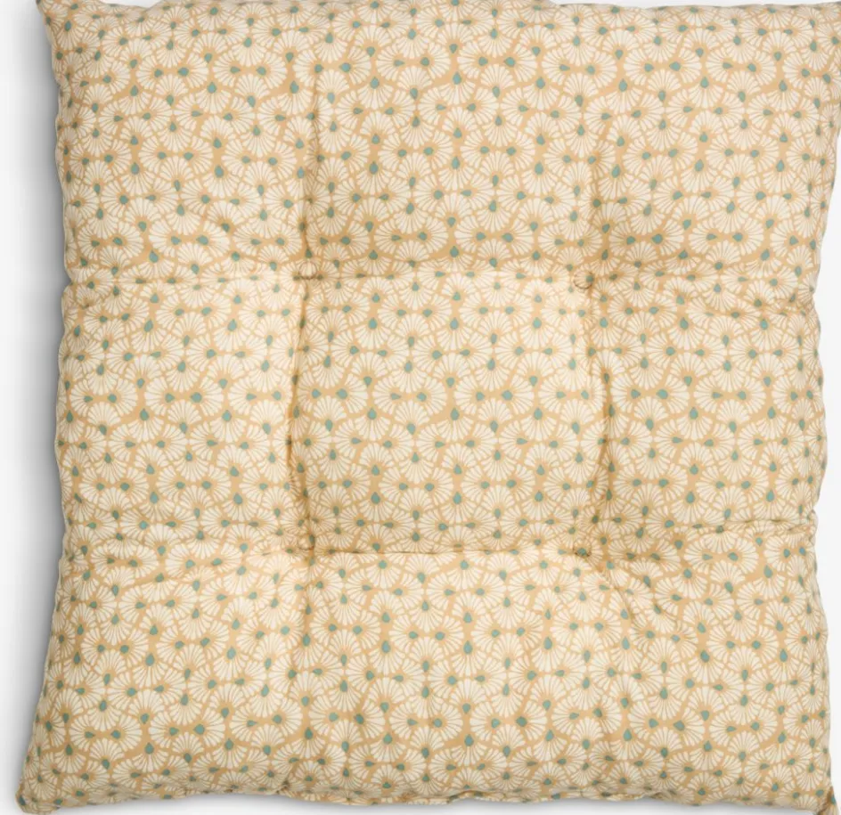 SELJECoussin de chaise SELJE 40x40x8 latte/pétrole-JYSK Best