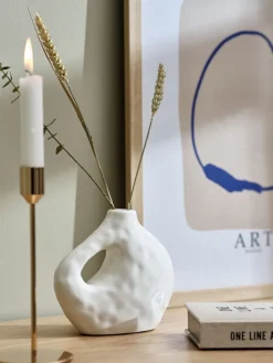 SIGFREDVase SIGFRED l16xL7xH14cm blanc-JYSK Hot