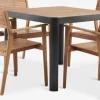 SIRDAL + HAMRASIRDAL L91 table + 4 HAMRA chaises eucalyptus-JUTLANDIA