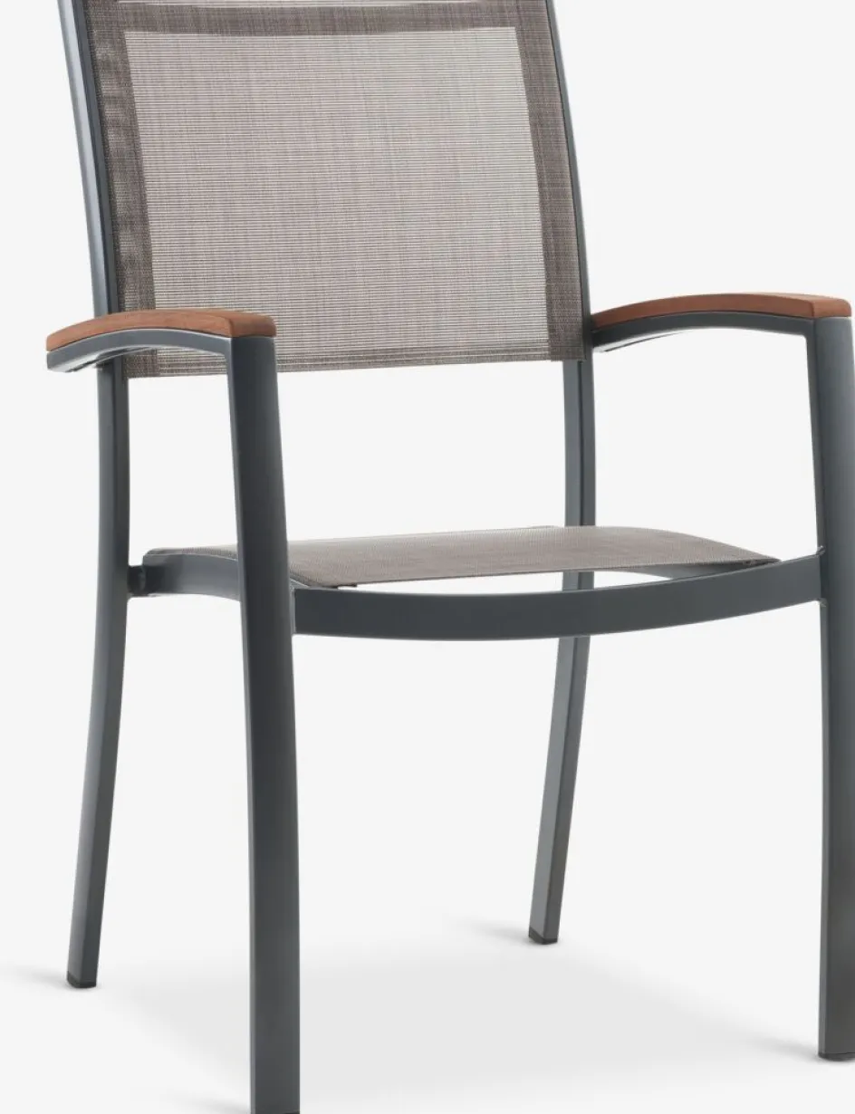 SIRDAL + SIRDALSIRDAL L149 table eucalyptus + 4 SIRDAL chaises gris-JUTLANDIA Online