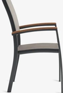 SIRDAL + SIRDALSIRDAL L149 table eucalyptus + 4 SIRDAL chaises gris-JUTLANDIA Online