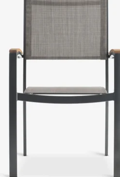 SIRDAL + SIRDALSIRDAL L211 table eucalyptus + 4 SIRDAL chaises gris-JUTLANDIA Discount