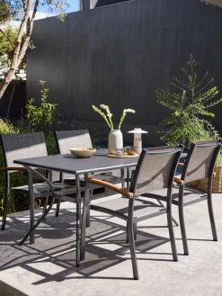 SIRDALChaise empilable SIRDAL gris-JUTLANDIA Discount