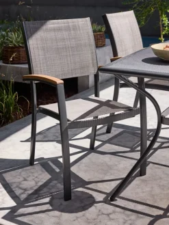 SIRDALChaise empilable SIRDAL gris-JUTLANDIA Discount