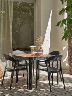 SIRDALTable de jardin SIRDAL l91xL91 eucalyptus-JUTLANDIA Discount