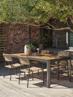 SIRDALTable de jardin SIRDAL l91xL211 eucalyptus-JUTLANDIA Online